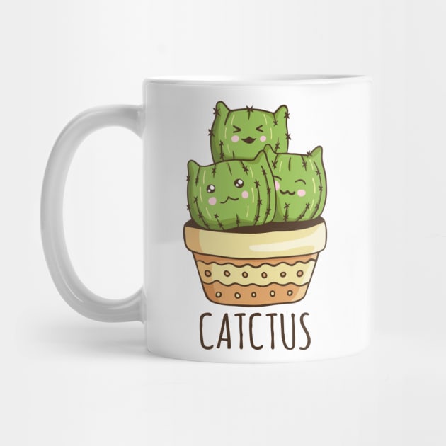 Cactus Cat Humor - Catcus by Dots & Patterns